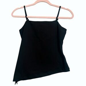 Cider Black Asymmetrical Camisole